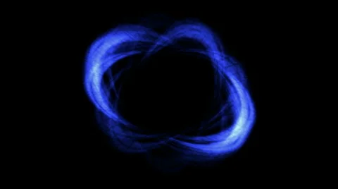 Abstract circle light halo particle,nimbus electricity ring,tech background. Stock Footage 913005