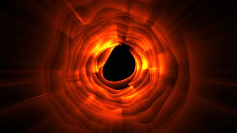 Abstract Circle With Light Rays Coloured 3 Stock Footage 150121802