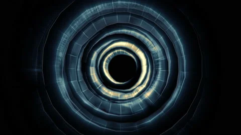 Abstract Circle With Light Rays Coloured 6 스톡 동영상 150134592