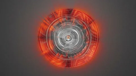 Abstract Circle With Light Rays Coloured 25 스톡 동영상 150136283