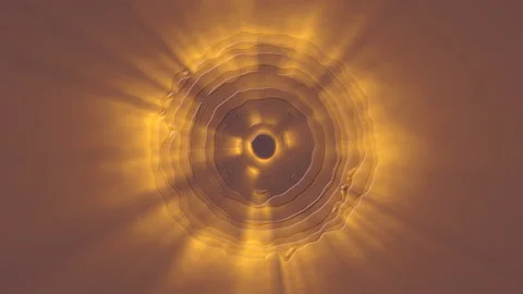 Abstract Circle With Light Rays Coloured 48 Stock-Footage 150535169