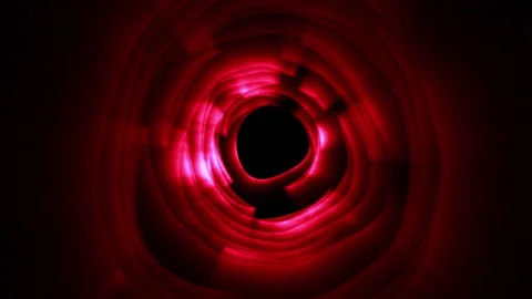 Abstract Circle With Light Rays Coloured 18 Stock Footage 150535300