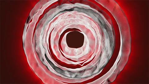 Abstract Circle With Light Rays Coloured 33 Stock-Footage 150594511