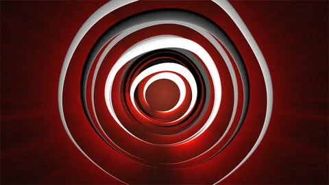 Abstract Circle With Light Rays Coloured 36 Video stock 150596306