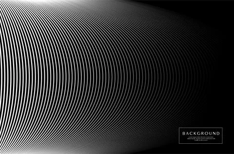 Abstract circle line background design. Technology circle lines wallpaper. Stock Illustration