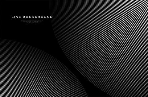 Abstract circle lines background template. Circle lines blend wallpaper design Stock Illustration