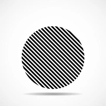 Abstract circle of lines, geometric shape. Vector design elements Stockillustratie