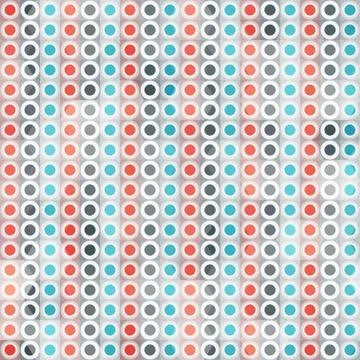 Abstract circle lines seamless pattern Stock Illustration
