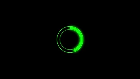 Abstract circle loading icon animation on background Vídeo Stock 336549184