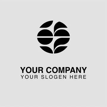 Abstract circle logo design for modern company branding and corporate identity Stock Illustration