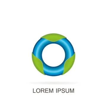 Abstract circle logo Stock Illustration