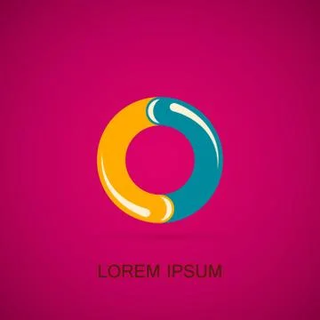 Abstract circle logo Stock Illustration