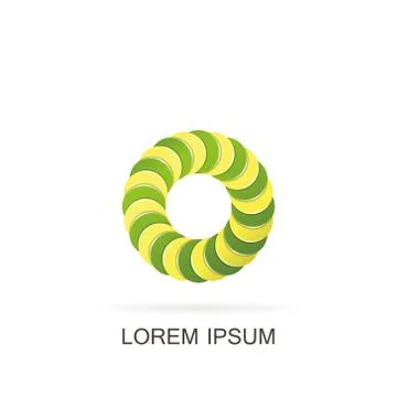 Abstract circle logo Stock Illustration
