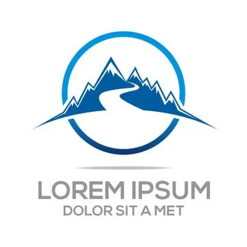 Abstract circle logo initial g lettermark icon vector Stock Illustration