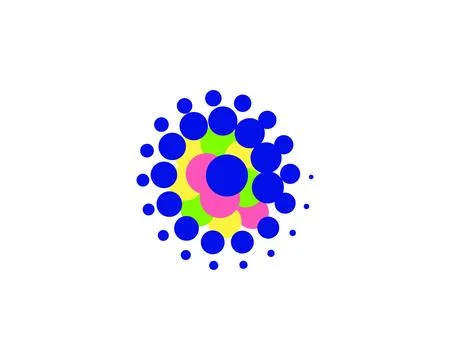 Abstract Circle Logo Template Stock Illustration