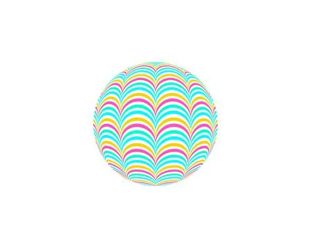Abstract Circle Logo Template Stock Illustration