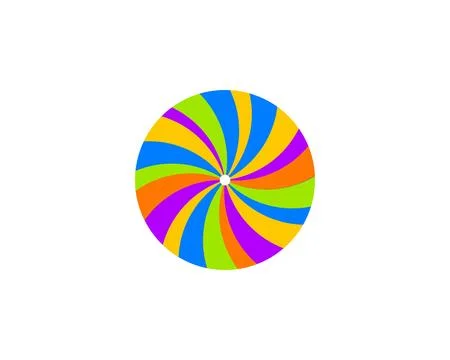 Abstract Circle Logo Template Stock Illustration