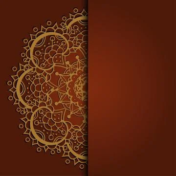 Abstract circle ornament Illustrazione stock