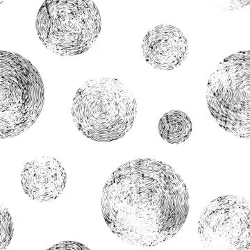 Abstract circle paint pattern Stock Illustration