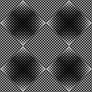 Abstract circle pattern background design - monochrome vector graphic 스톡 일러스트