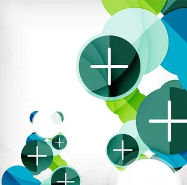 Abstract circle pattern background, geometric creative texture for your project. Stock Illustration