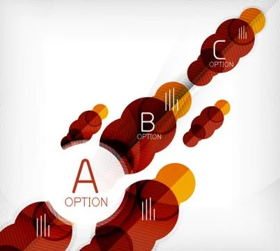 Abstract circle pattern background, geometric creative texture for your project. Stock Illustration