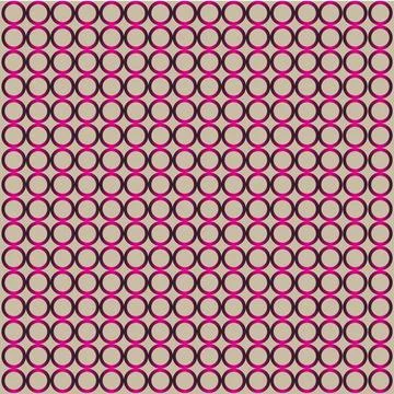 Abstract circle pattern for creative stationery branding Illustrazione stock