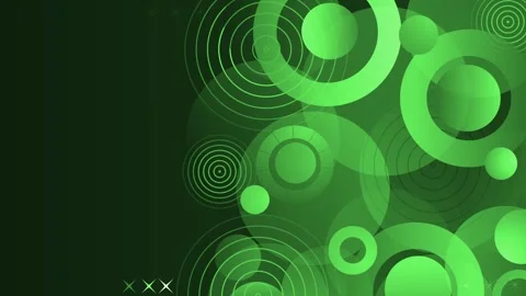 Abstract circle pattern on a dark background with copy space and a modern g.. Stock Footage 337875481