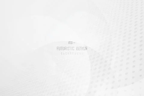 Abstract circle pattern design artwork of technology cover background. Stock Illustration