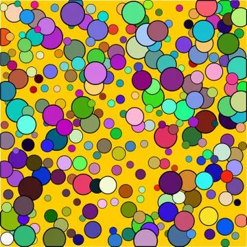 Abstract circle pattern. Design not seamless. Stockillustratie