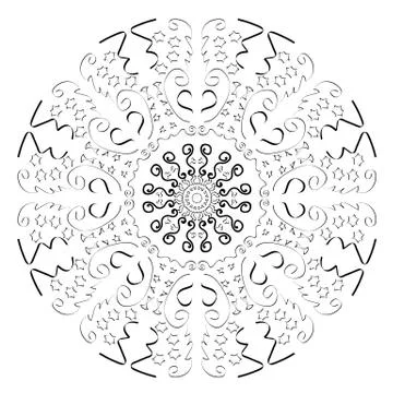 Abstract  circle pattern Stock Illustration