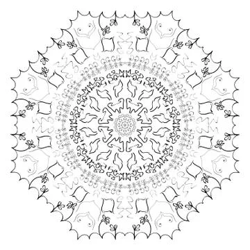 Abstract  circle pattern Stock Illustration