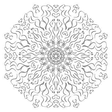 Abstract  circle pattern Stock Illustration