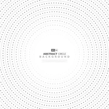 Abstract circle pattern of modern technology decoration background. 스톡 일러스트