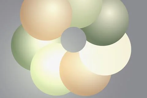Abstract circle pattern with soft pastel colors and light Stock Photos