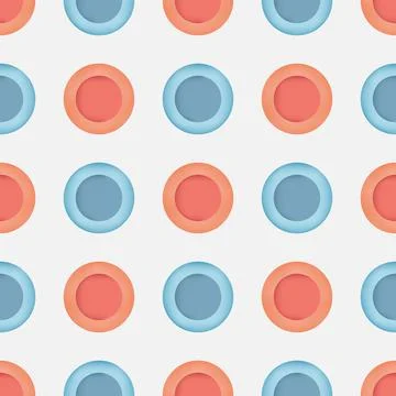 Abstract circle pattern for use in packaging or textile design イラスト素材