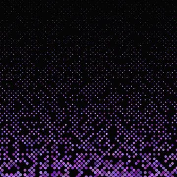 Abstract circle pattern - vector snowfall background illustration Illustrazione stock