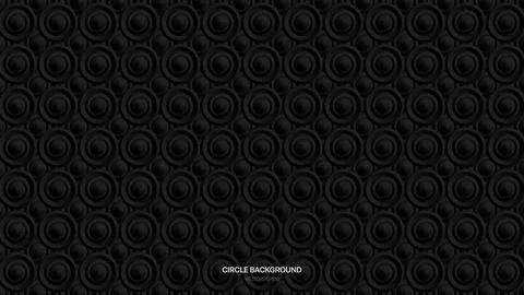 Abstract circle Patterns Background. Dark and Black geometric concept Stock Illustration
