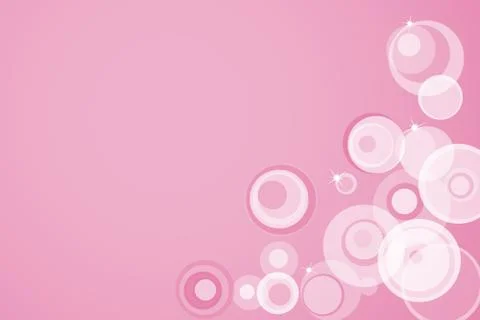 Abstract circle on pink background Stock-Illustration