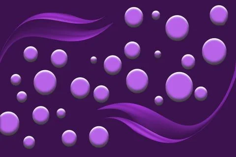 Abstract circle purple background Stock Illustration