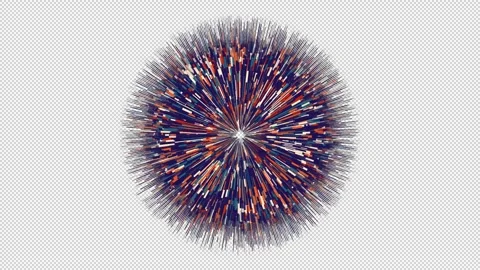 Abstract Circle Rays Background  Loop. Stock Footage 273371295