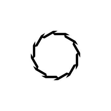 Abstract Circle Ring Ornamental Logo Template Illustration Design. Vector EPS Stock Illustration