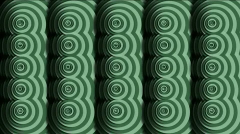 Abstract circle ring ripple cloud pattern round paper biscuit snacks texture. Stock Footage 981664