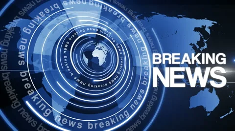 abstract circle round breaking news back... | Stock Video | Pond5