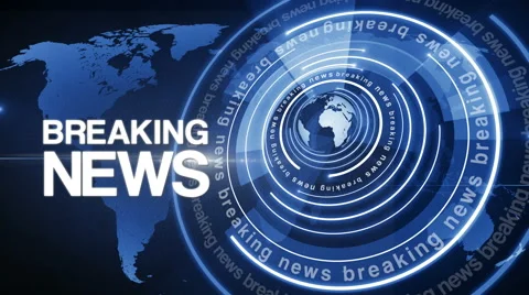 abstract circle round breaking news back... | Stock Video | Pond5