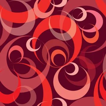 Abstract circle seamless pattern. Bubble ornamental background. 스톡 일러스트