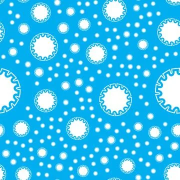 Abstract circle seamless pattern Stock Illustration