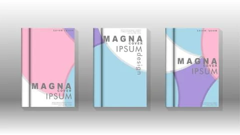 Abstract circle shape backgrounds for posters, covers, brochures, company ann Stock Illustration