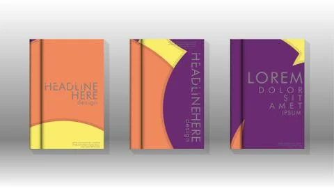 Abstract circle shape backgrounds for posters, covers, brochures, company ann Stock Illustration