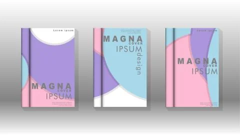 Abstract circle shape backgrounds for posters, covers, brochures, company ann Stock Illustration